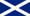 the flag of Saint Andrew, Patron Saint of Scotland